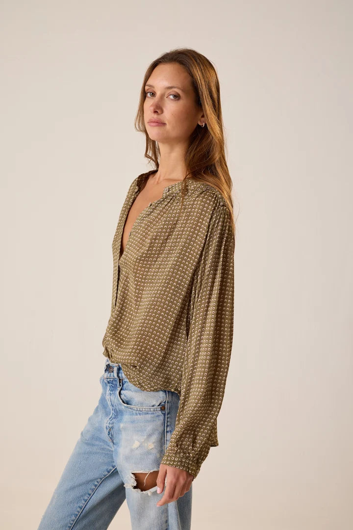 Natalie Martin Tolan Skirt - Martini Olive