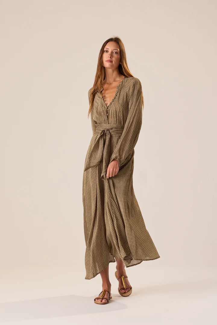 Natalie Martin Fiore Maxi - Martini Olive