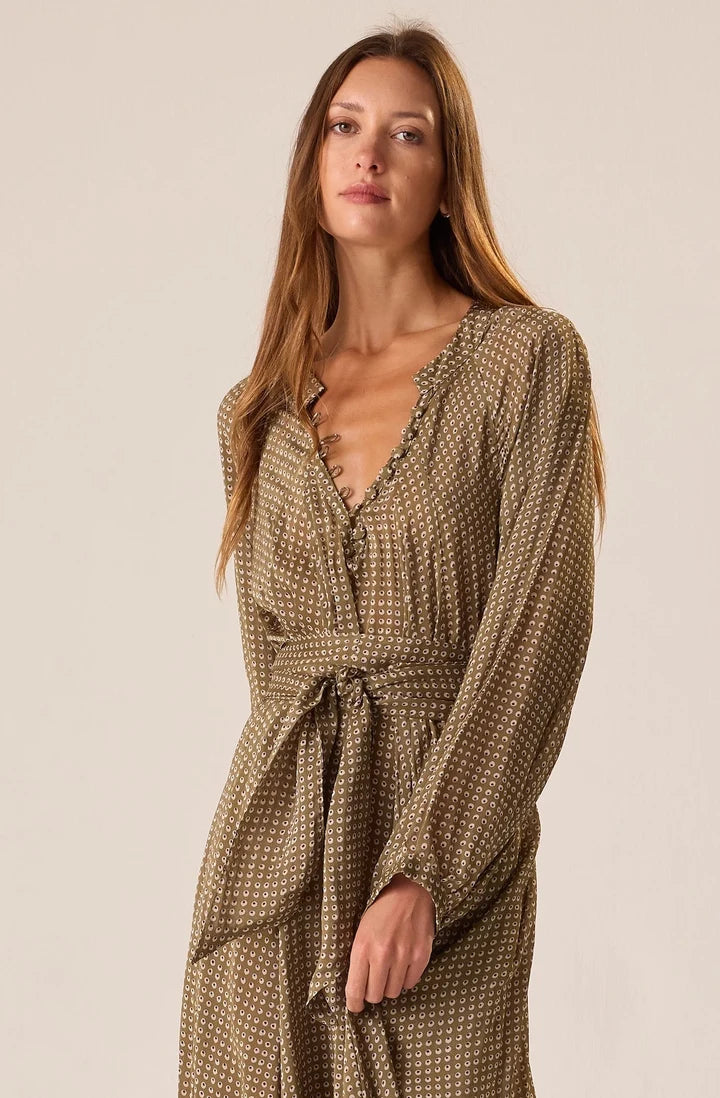 Natalie Martin Sash Belt - Martini Olive