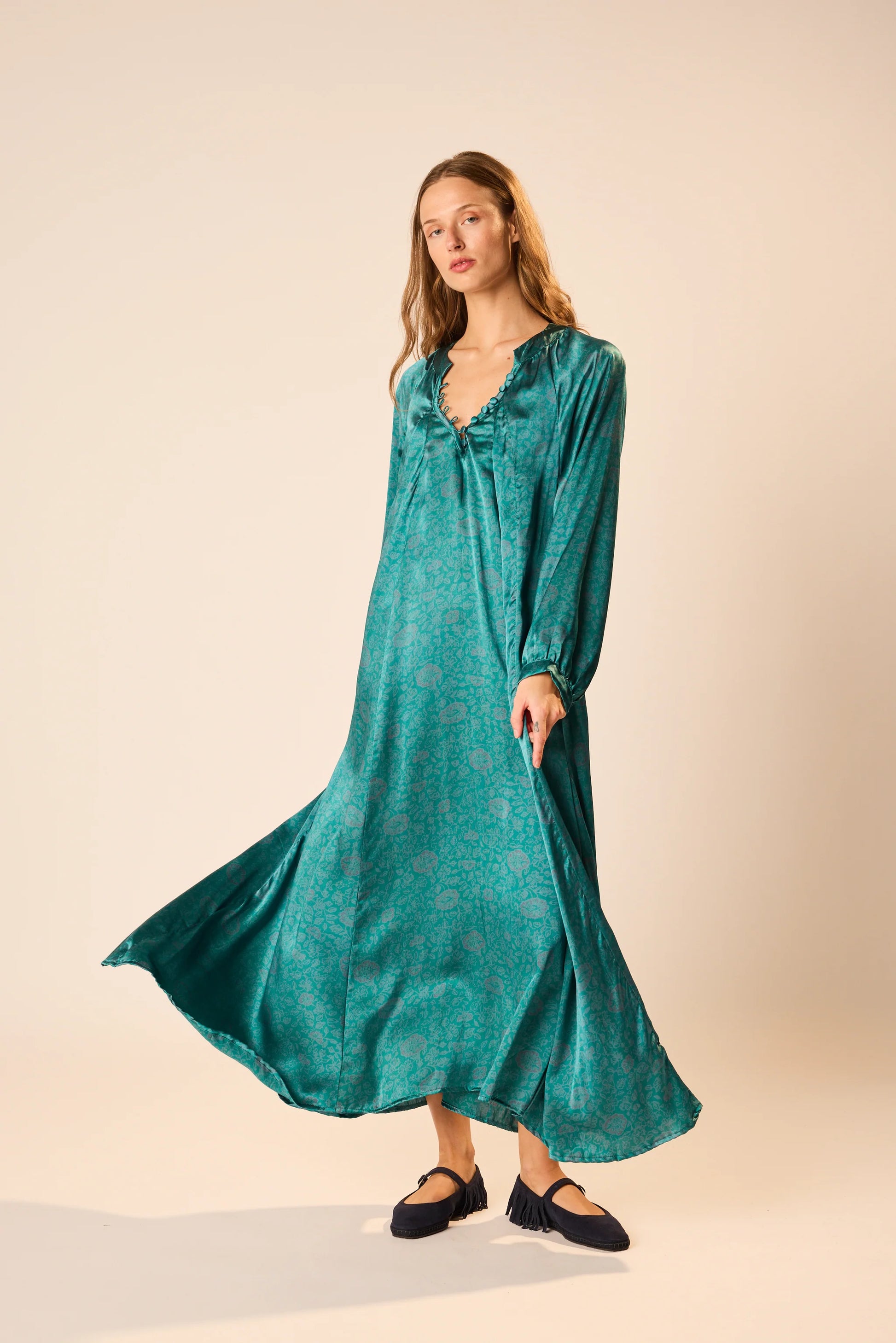 Natalie Martin Fiore Maxi - Heritage Floral Opal