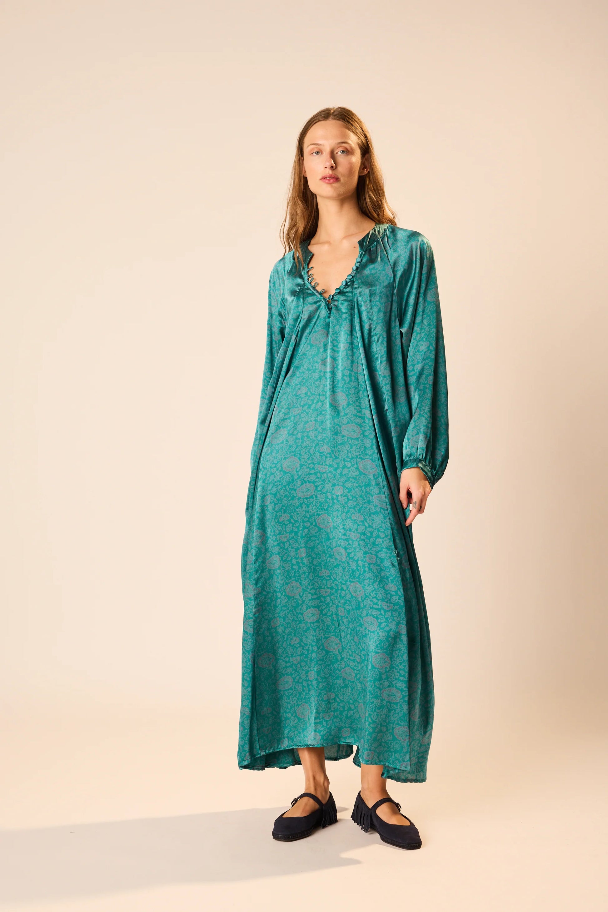 Natalie Martin Fiore Maxi - Heritage Floral Opal