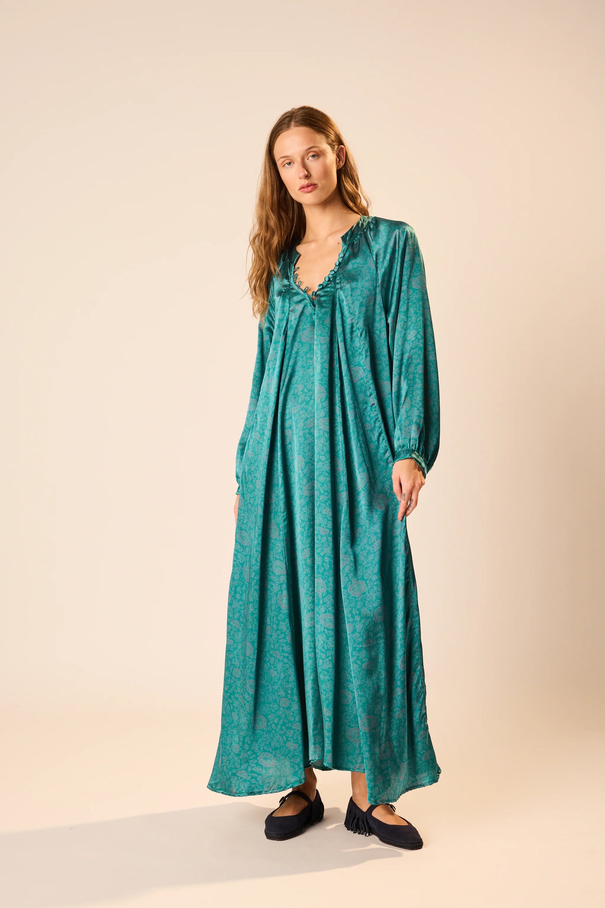 Natalie Martin Fiore Maxi - Heritage Floral Opal