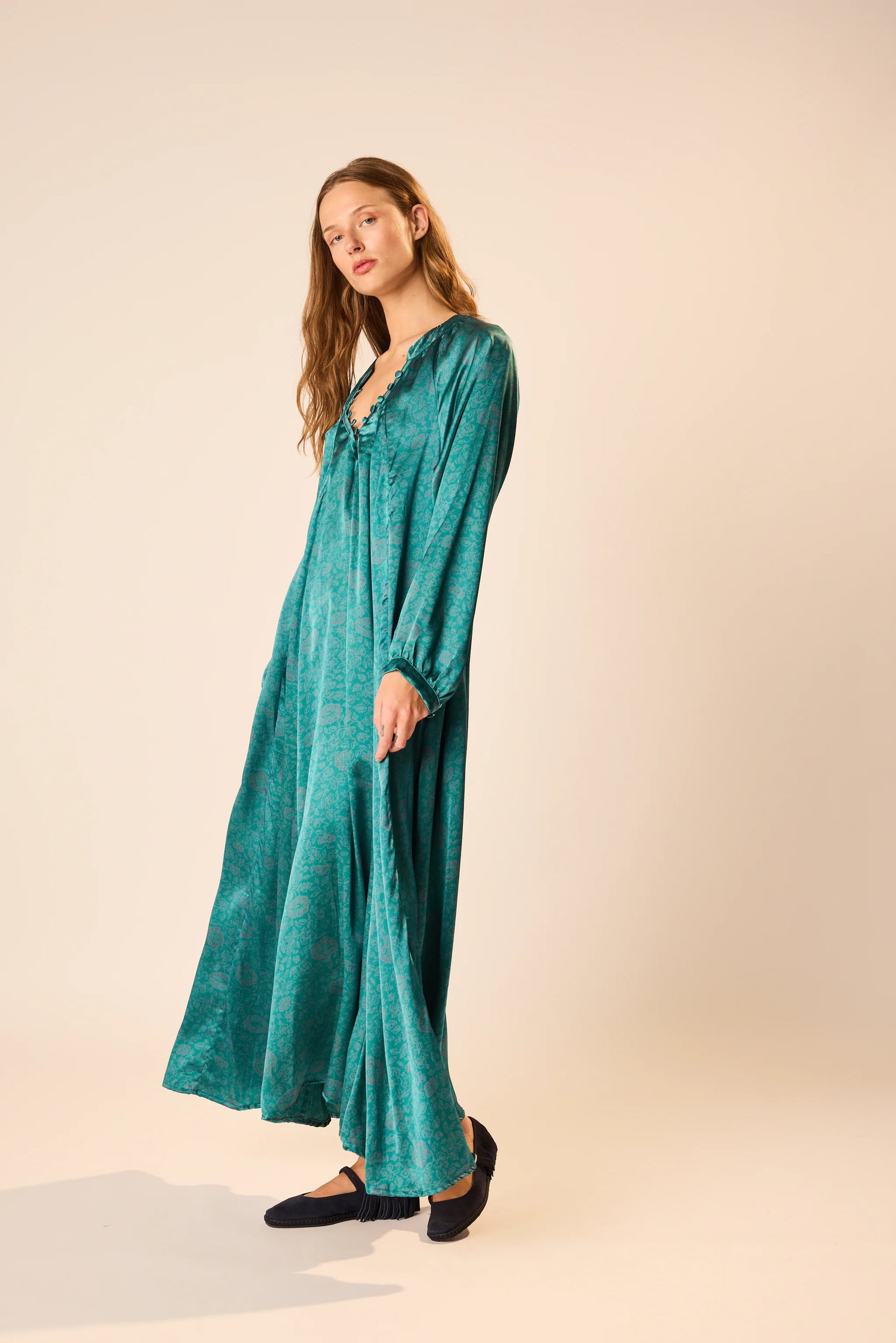 Natalie Martin Fiore Maxi - Heritage Floral Opal