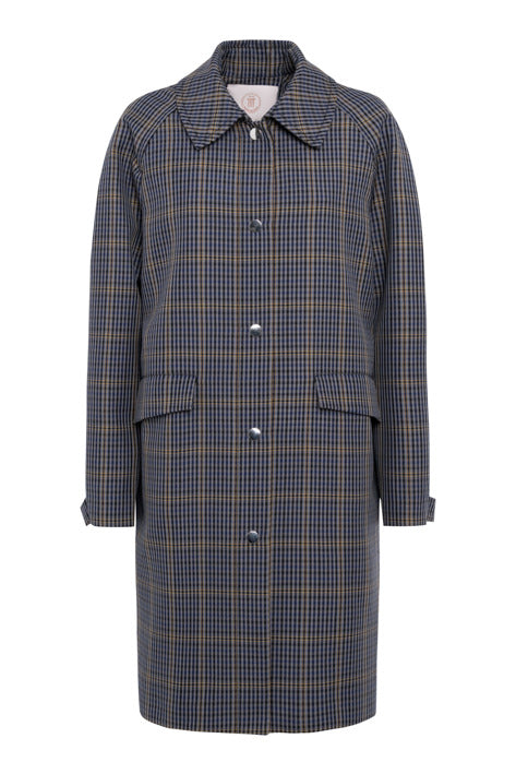 Tela Nathan Dark Blue & Melange Grey