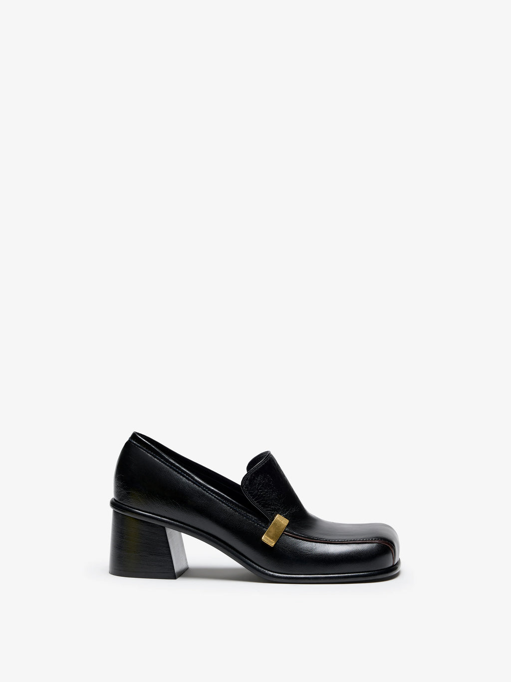 Proenza Schouler Esme Loafers in Nappa Latex - Black