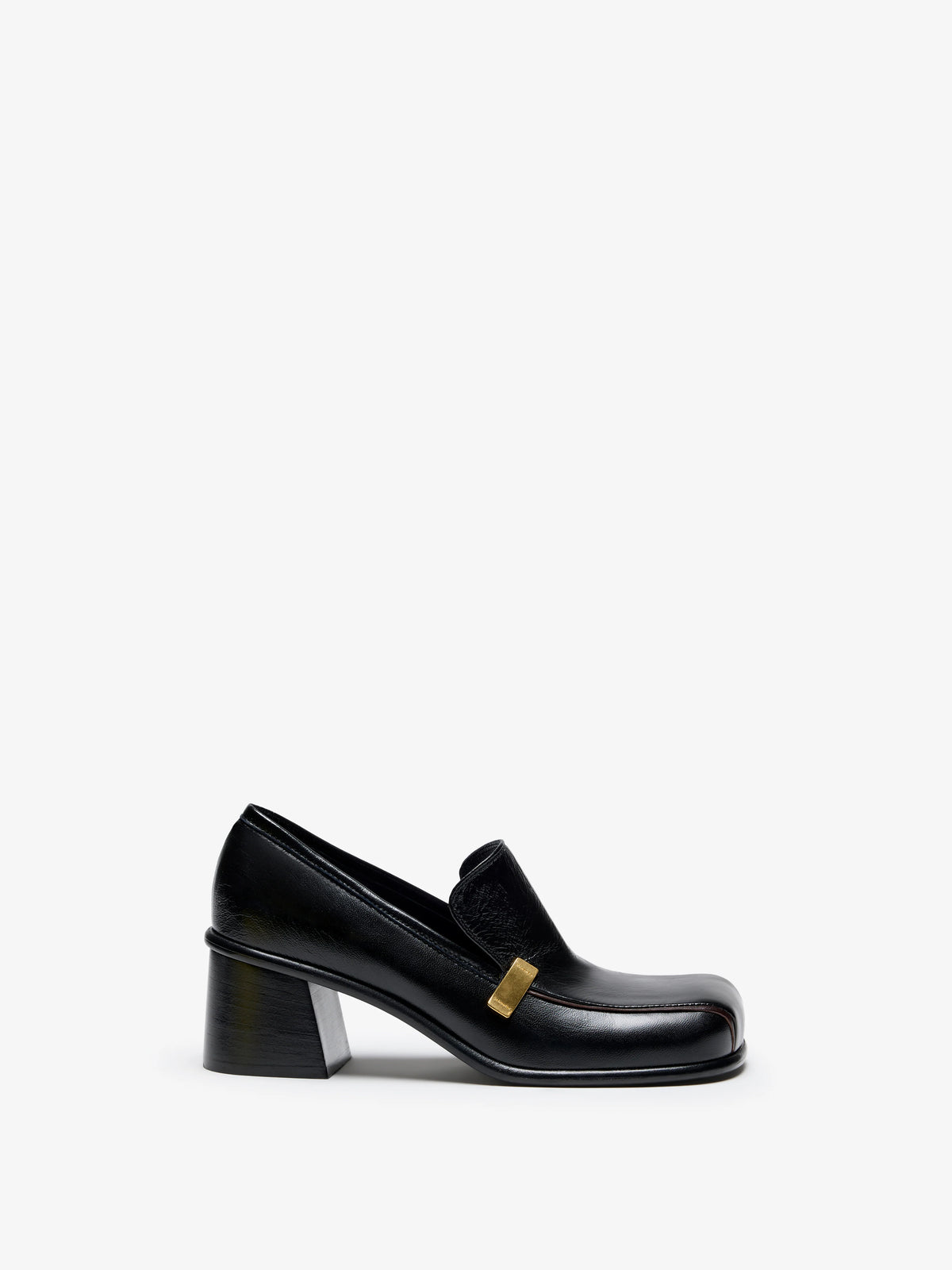 Proenza Schouler Esme Loafers in Nappa Latex - Black