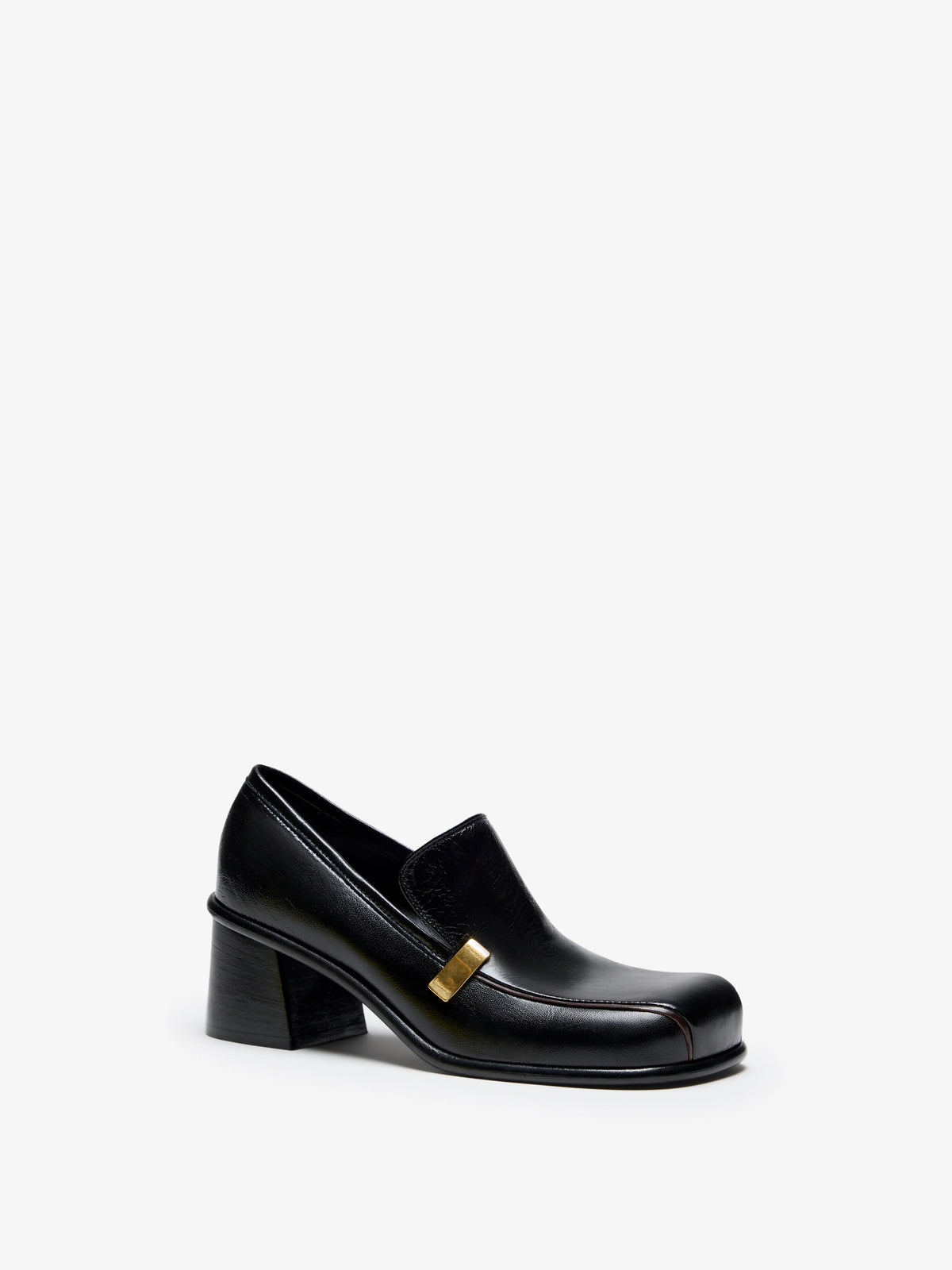 Proenza Schouler Esme Loafers in Nappa Latex - Black
