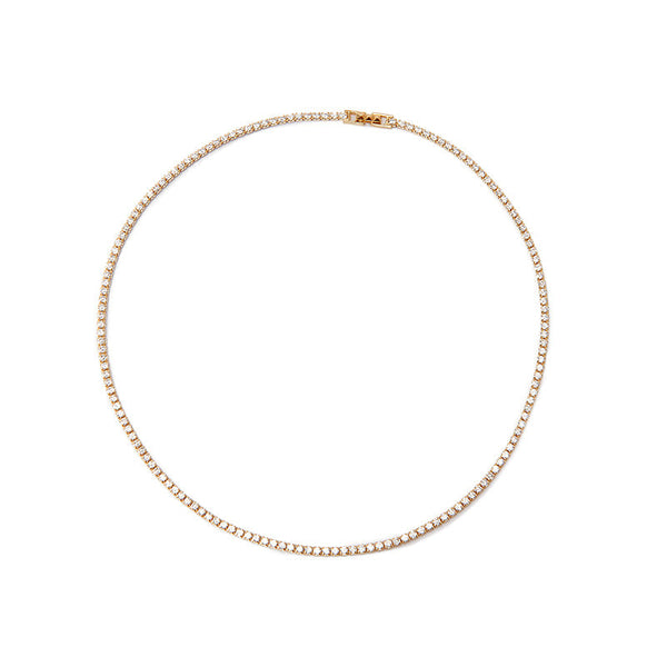 Nickho Rey Gold Tish Tennis Necklace