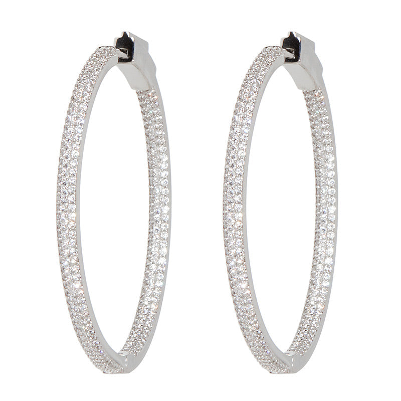 Nickho Rey Slim Tire Hoop - Clear/Silver