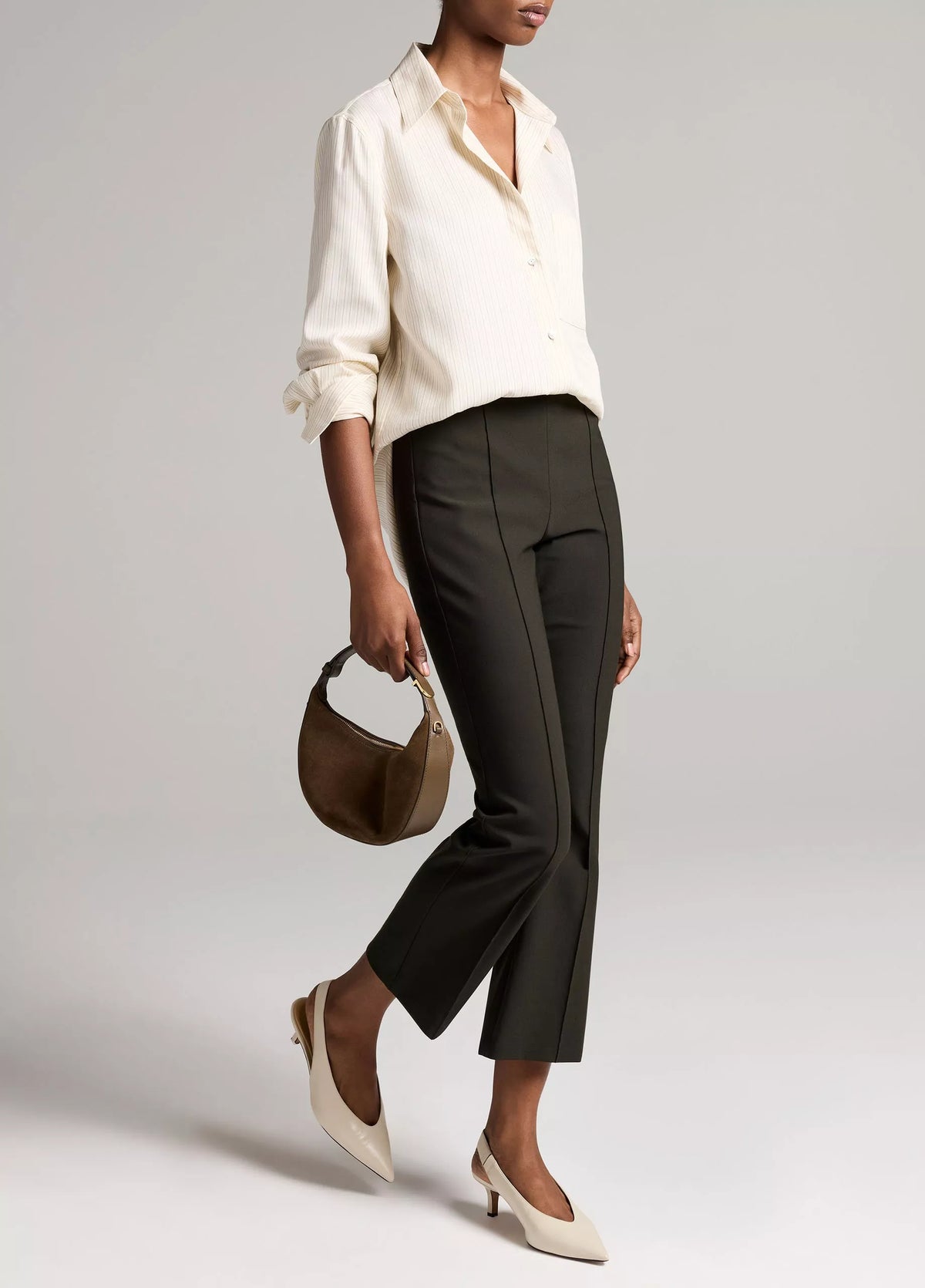 Vince Niki Crop Flare Pant - Forest