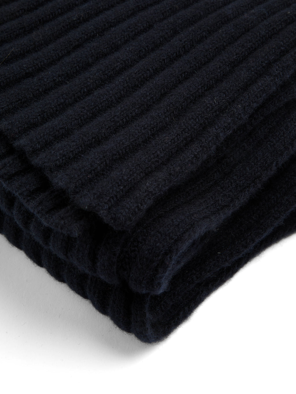 Oliver Spencer Soane Scarf - Rib Navy