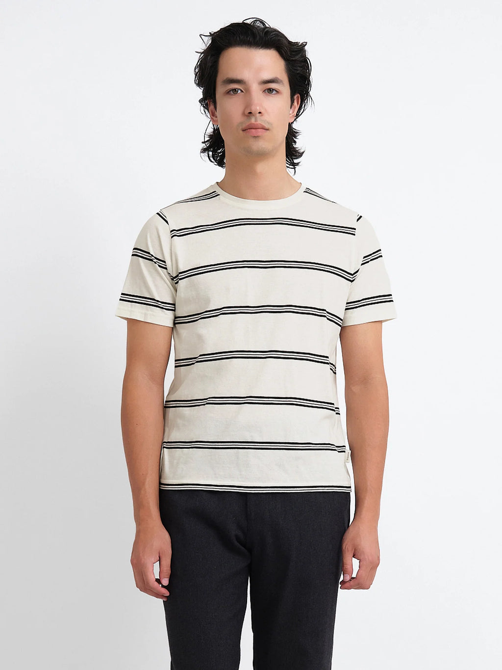 Oliver Spencer Conduit T-Shirt Wesley Cream