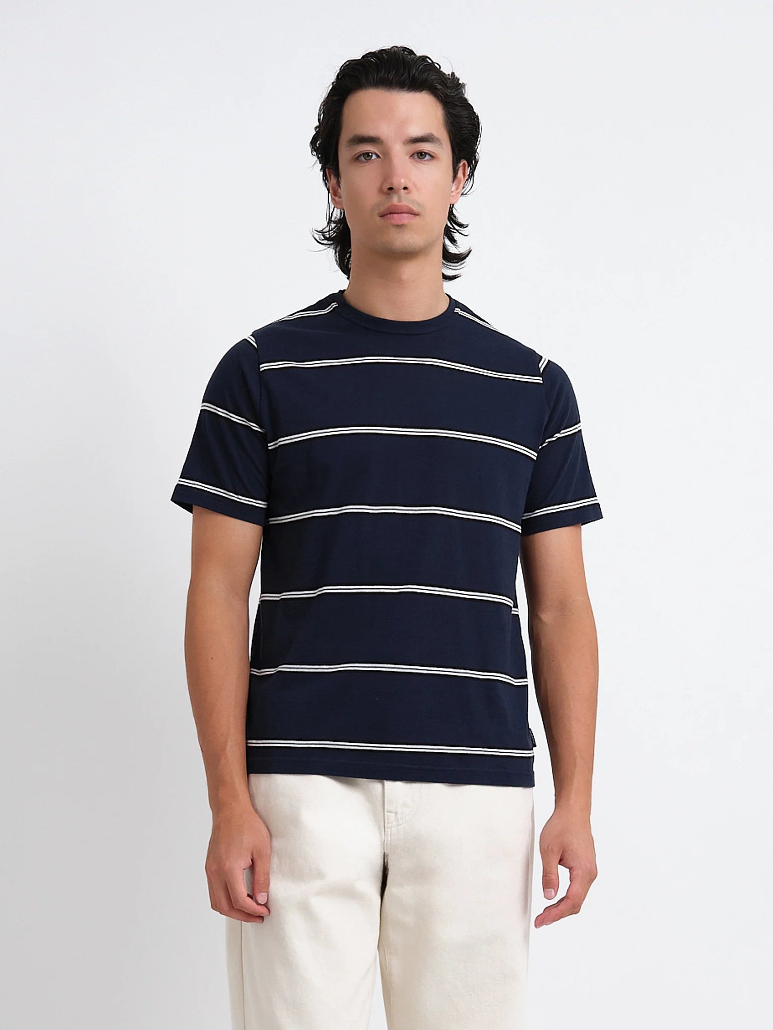 Oliver Spencer Conduit T-Shirt Wesley Navy
