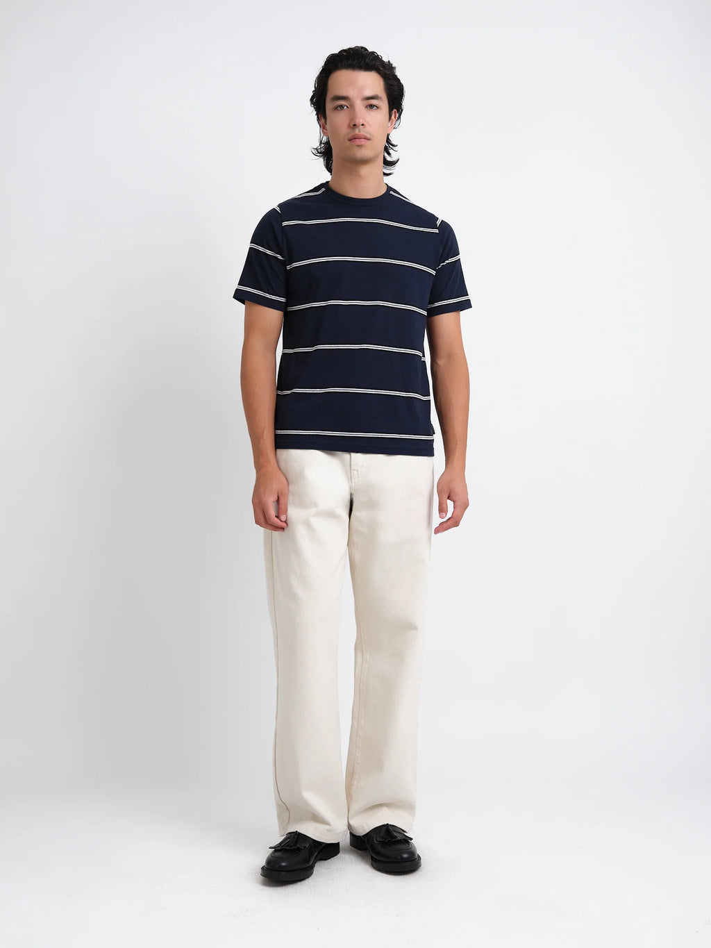 Oliver Spencer Conduit T-Shirt Wesley Navy