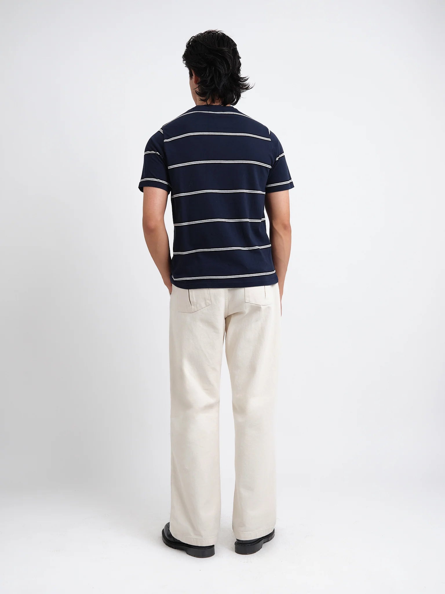 Oliver Spencer Conduit T-Shirt Wesley Navy