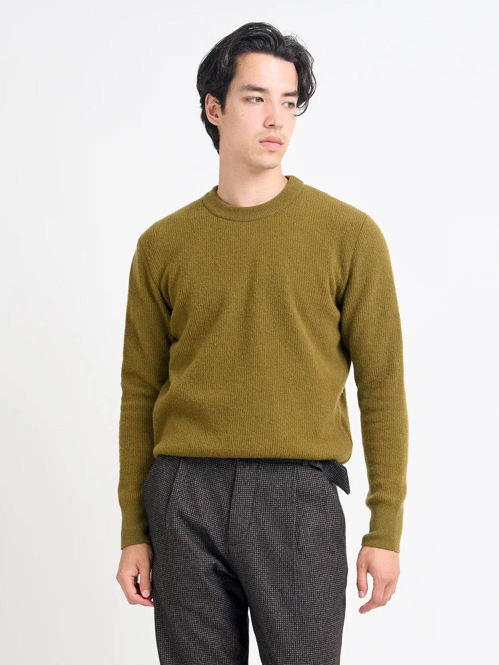 Oliver Spencer Blenheim Jumper - Hartwell Olive Green