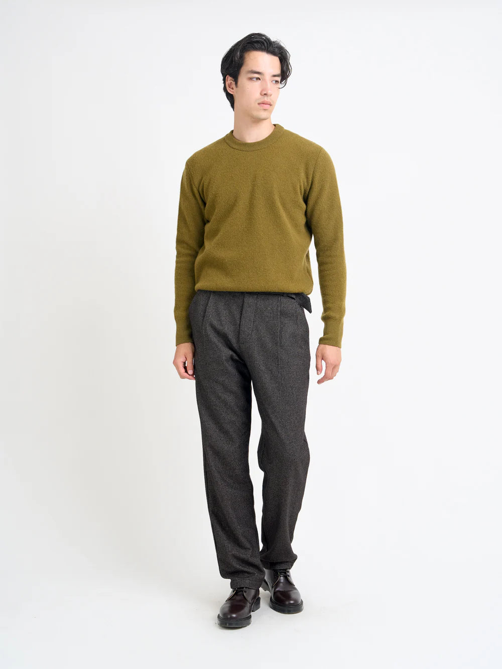 Oliver Spencer Blenheim Jumper - Hartwell Olive Green
