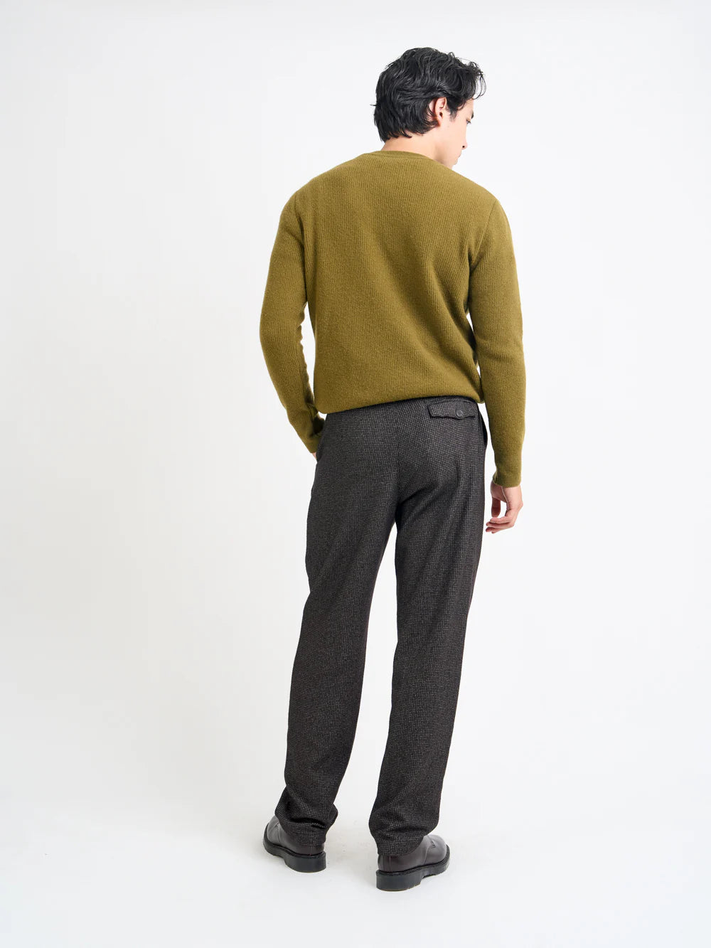 Oliver Spencer Blenheim Jumper - Hartwell Olive Green