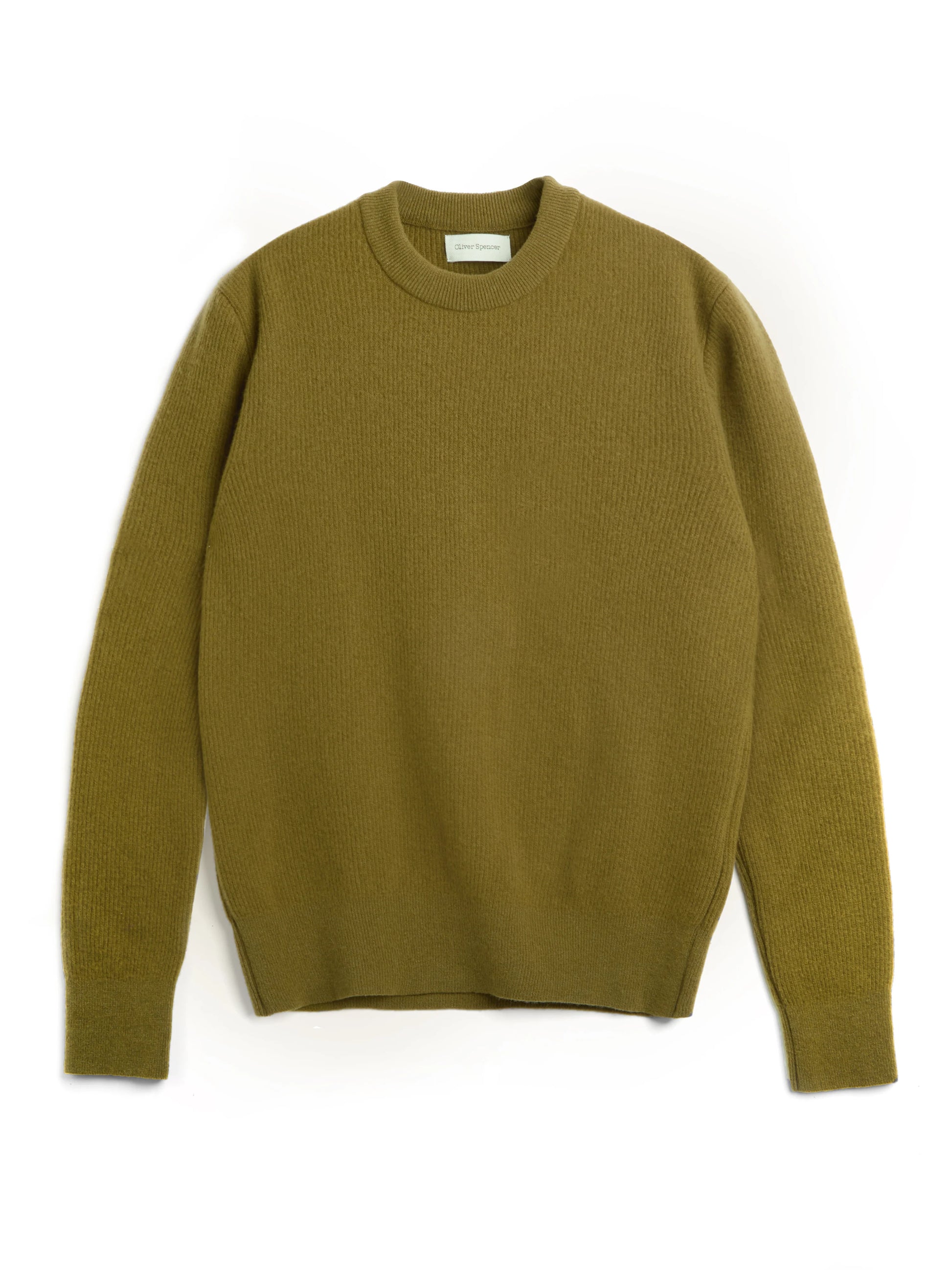 Oliver Spencer Blenheim Jumper - Hartwell Olive Green