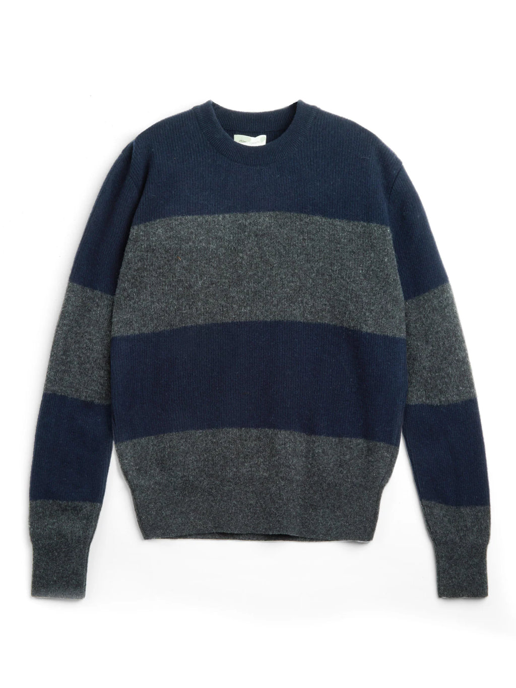 Oliver Spencer Blenheim Jumper - Paxton Navy/Charcoal
