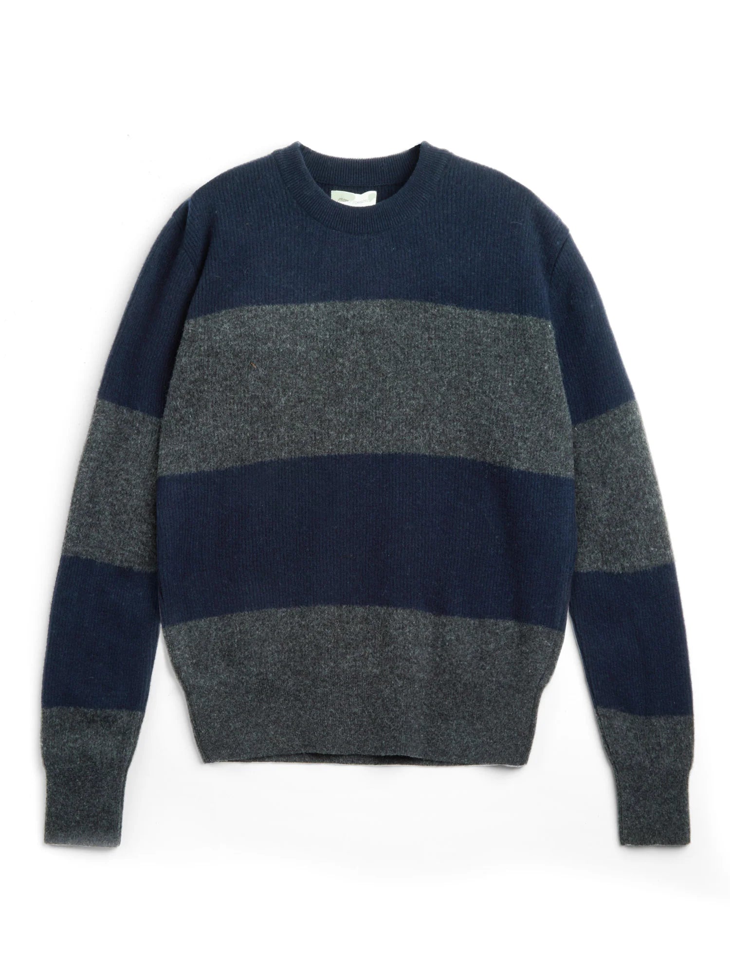 Oliver Spencer Blenheim Jumper - Paxton Navy/Charcoal