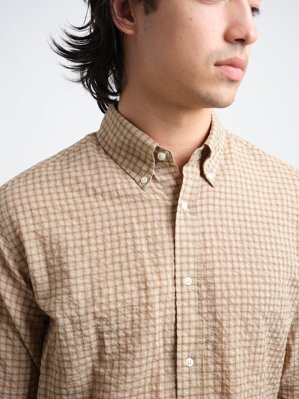 Oliver Spencer Brook Shirt Dobson Beige