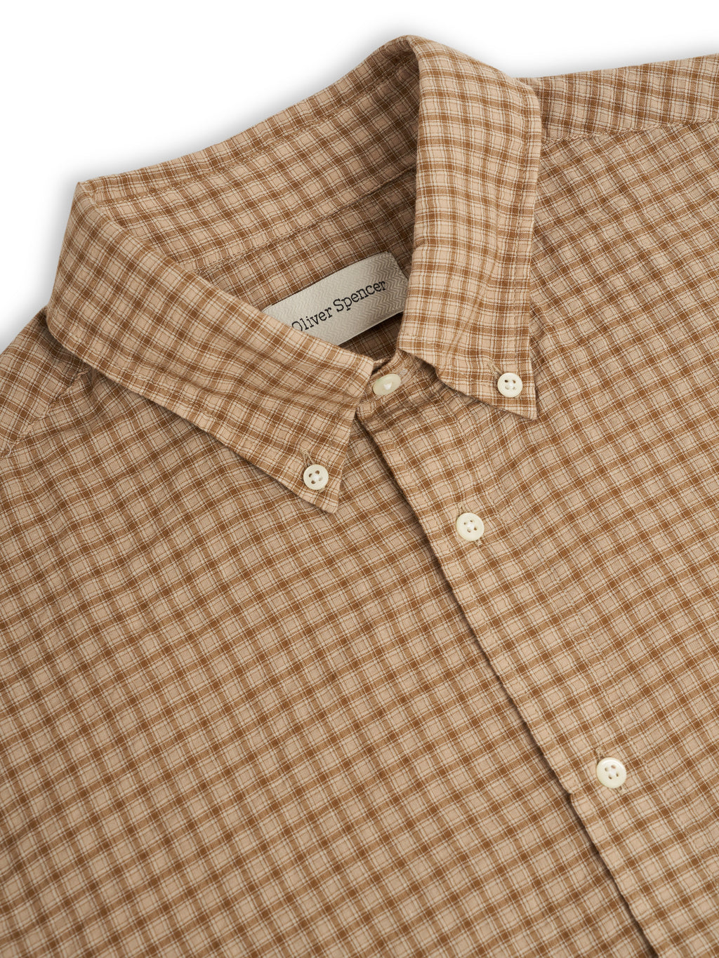 Oliver Spencer Brook Shirt Dobson Beige