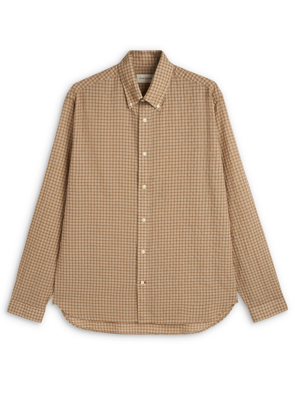 Oliver Spencer Brook Shirt Dobson Beige