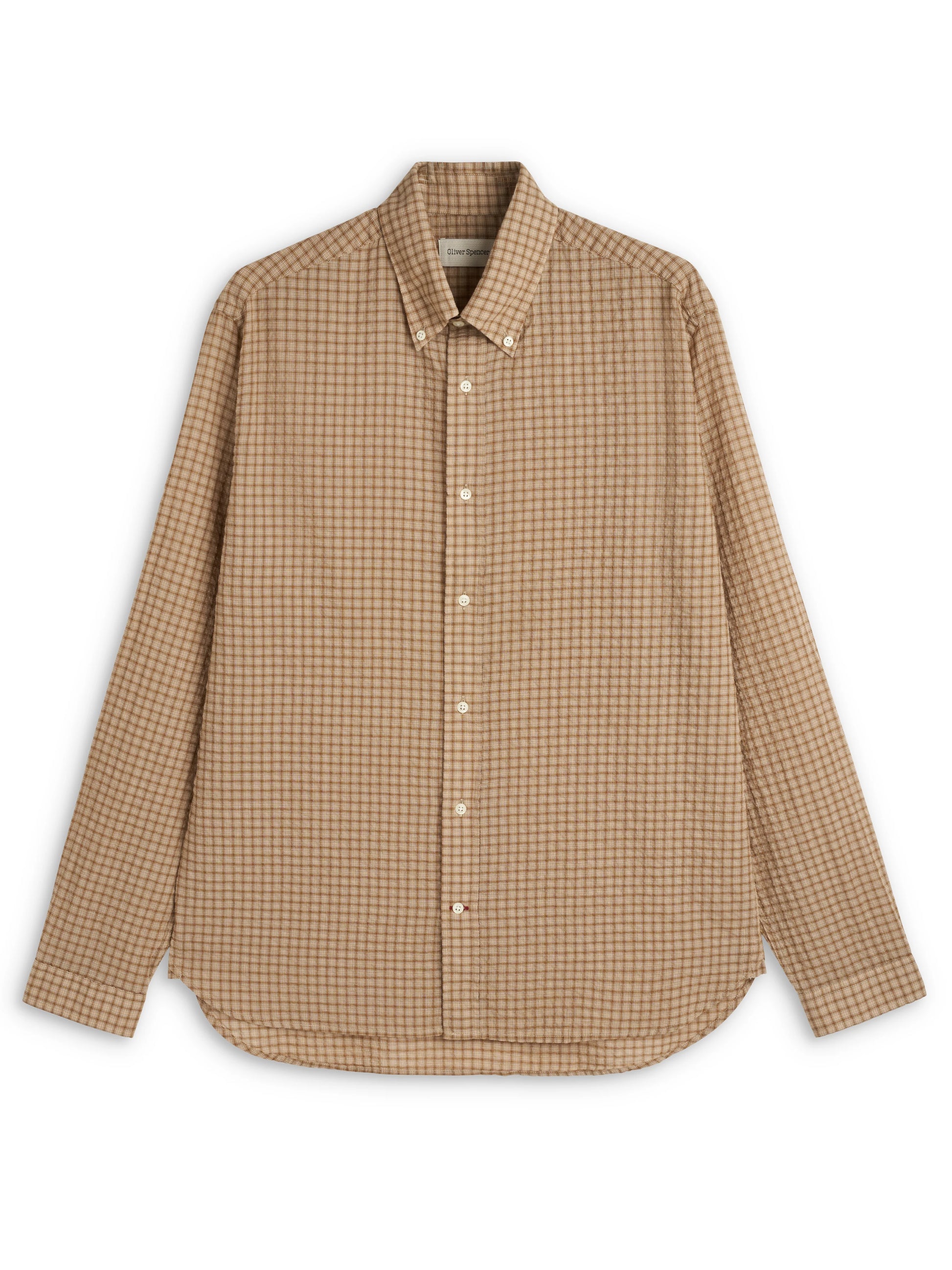 Oliver Spencer Brook Shirt Dobson Beige