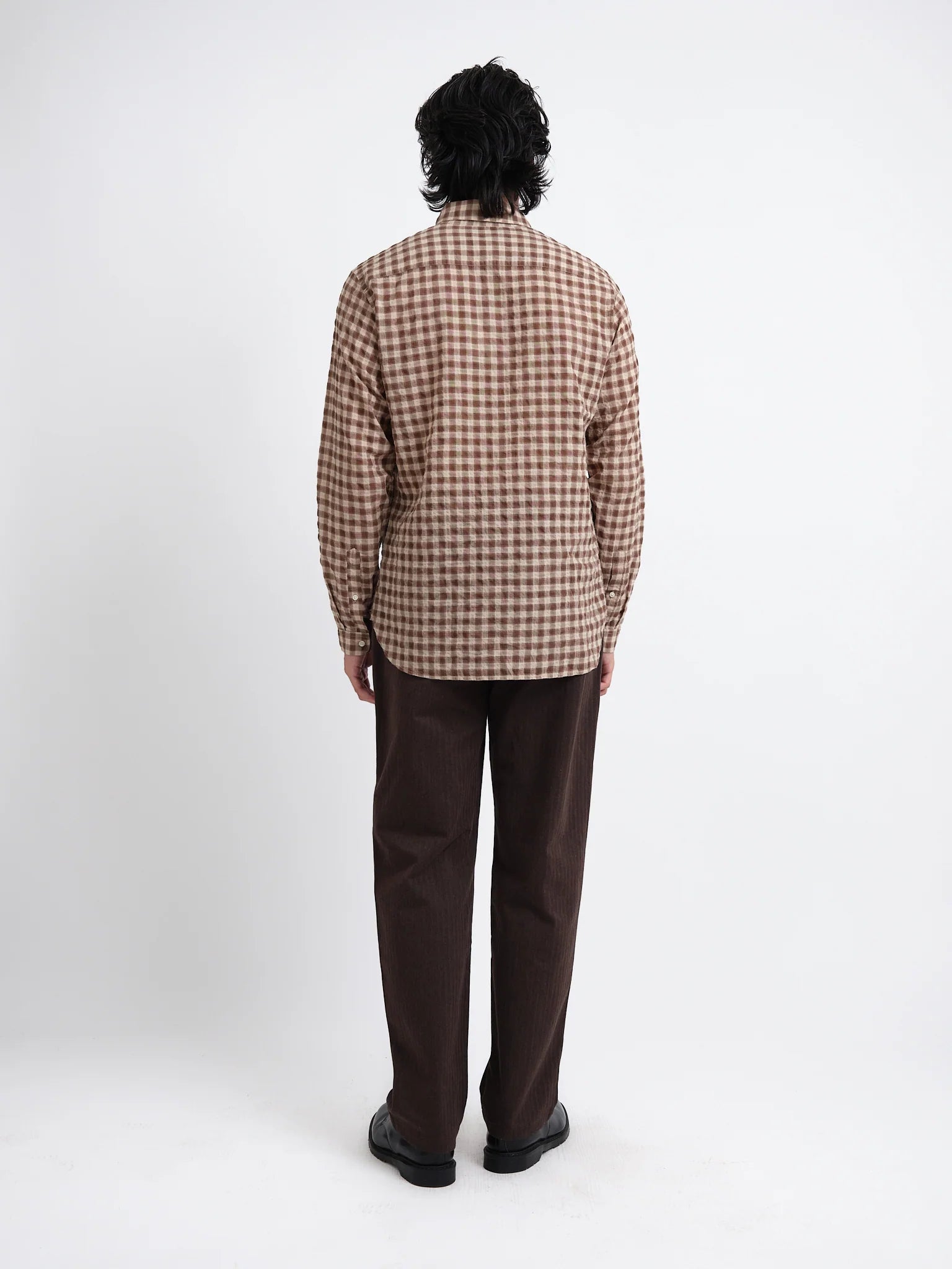 Oliver Spencer Brook Shirt Ennis Brown