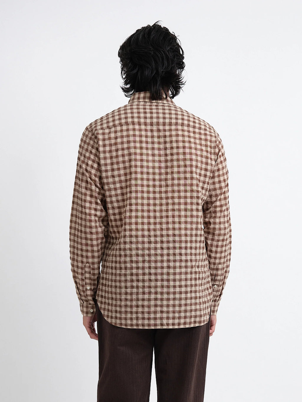 Oliver Spencer Brook Shirt Ennis Brown