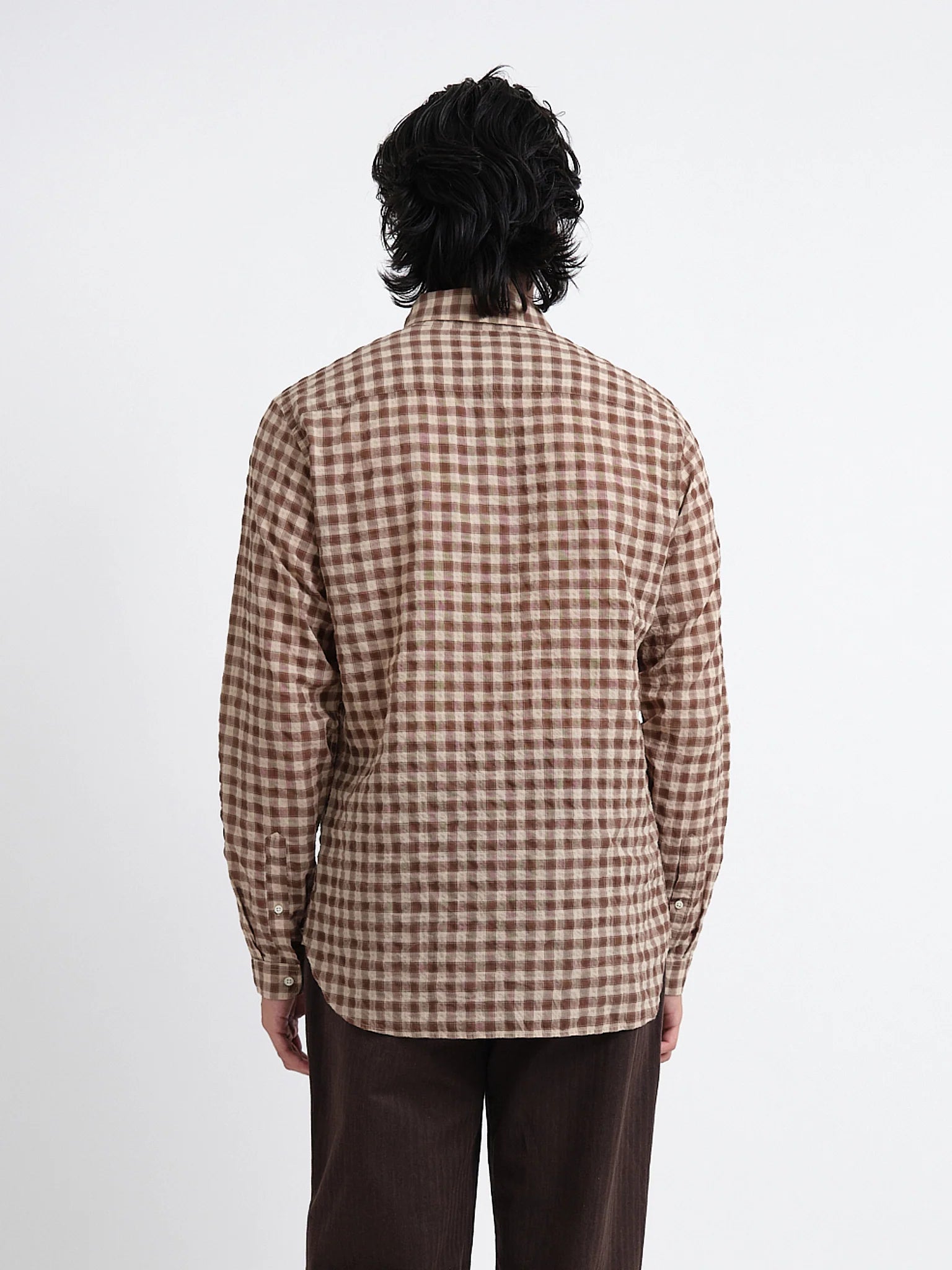 Oliver Spencer Brook Shirt Ennis Brown