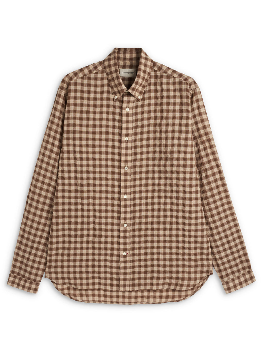 Oliver Spencer Brook Shirt Ennis Brown