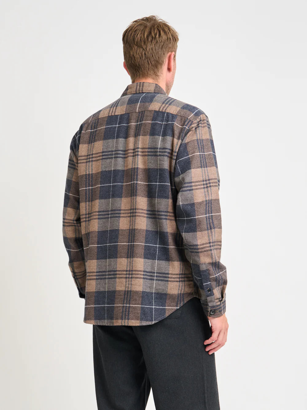Oliver Spencer Treviscoe Shirt Larsen Brown