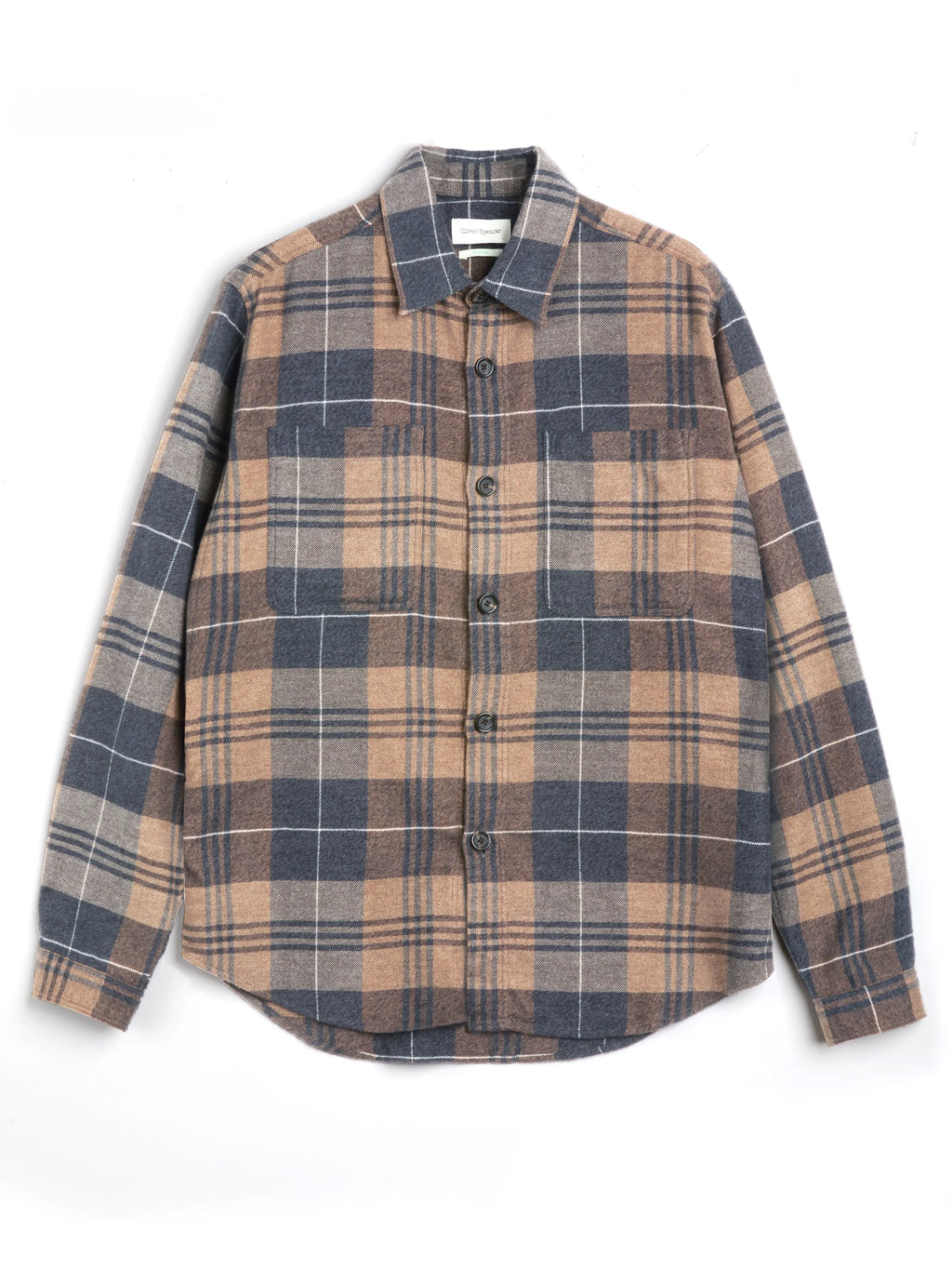 Oliver Spencer Treviscoe Shirt Larsen Brown
