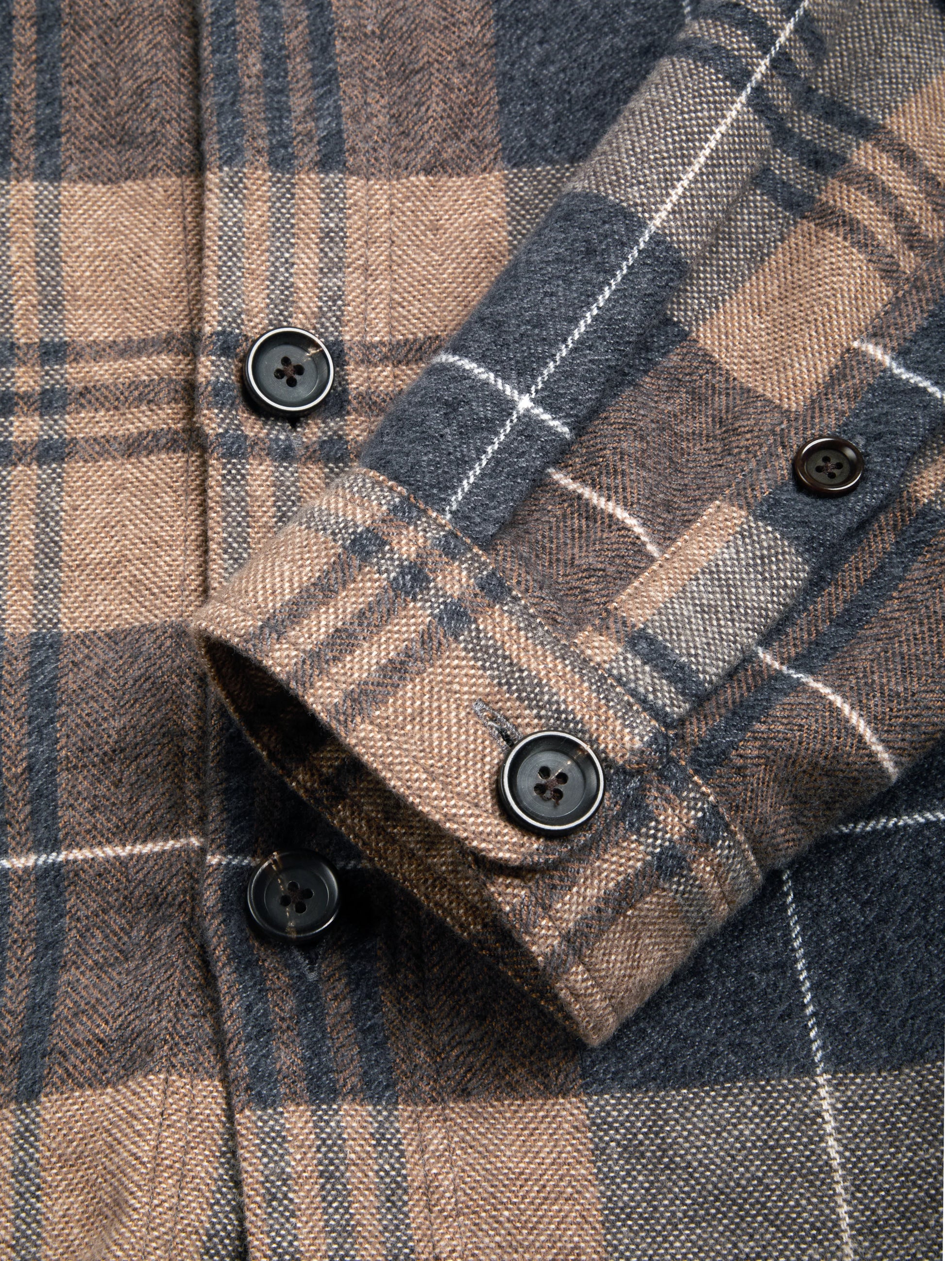 Oliver Spencer Treviscoe Shirt Larsen Brown
