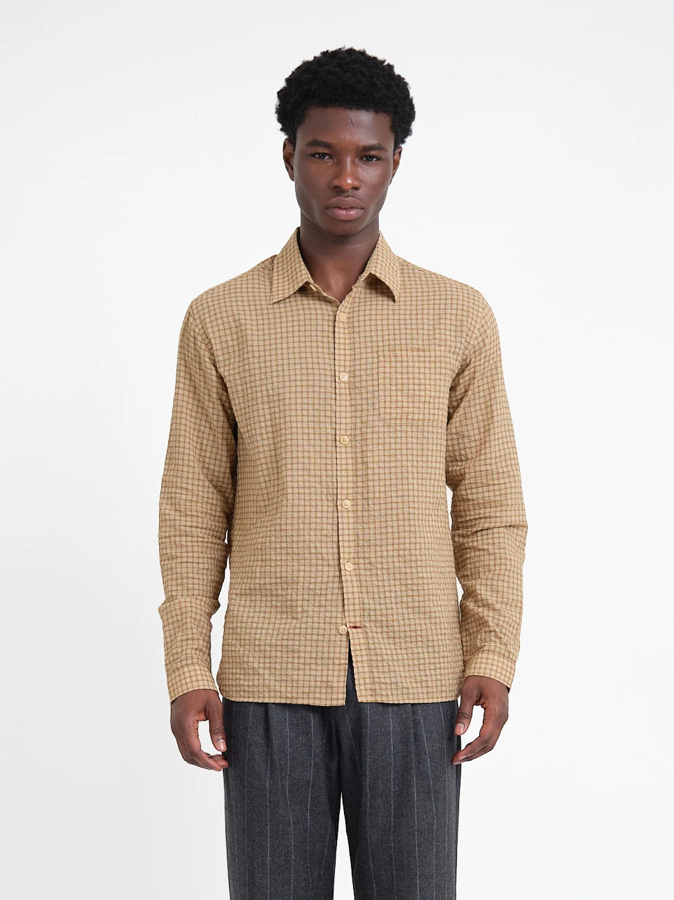 Oliver Spencer New York Special Shirt Dobson Beige