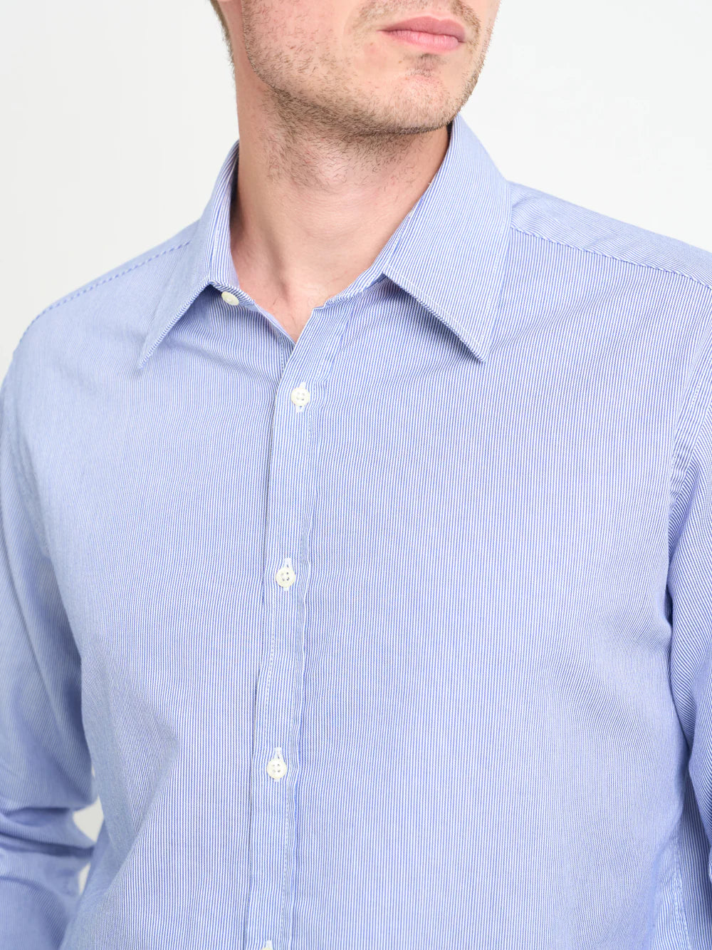 Oliver Spencer Conduit Classic Shirt Collins White/Blue