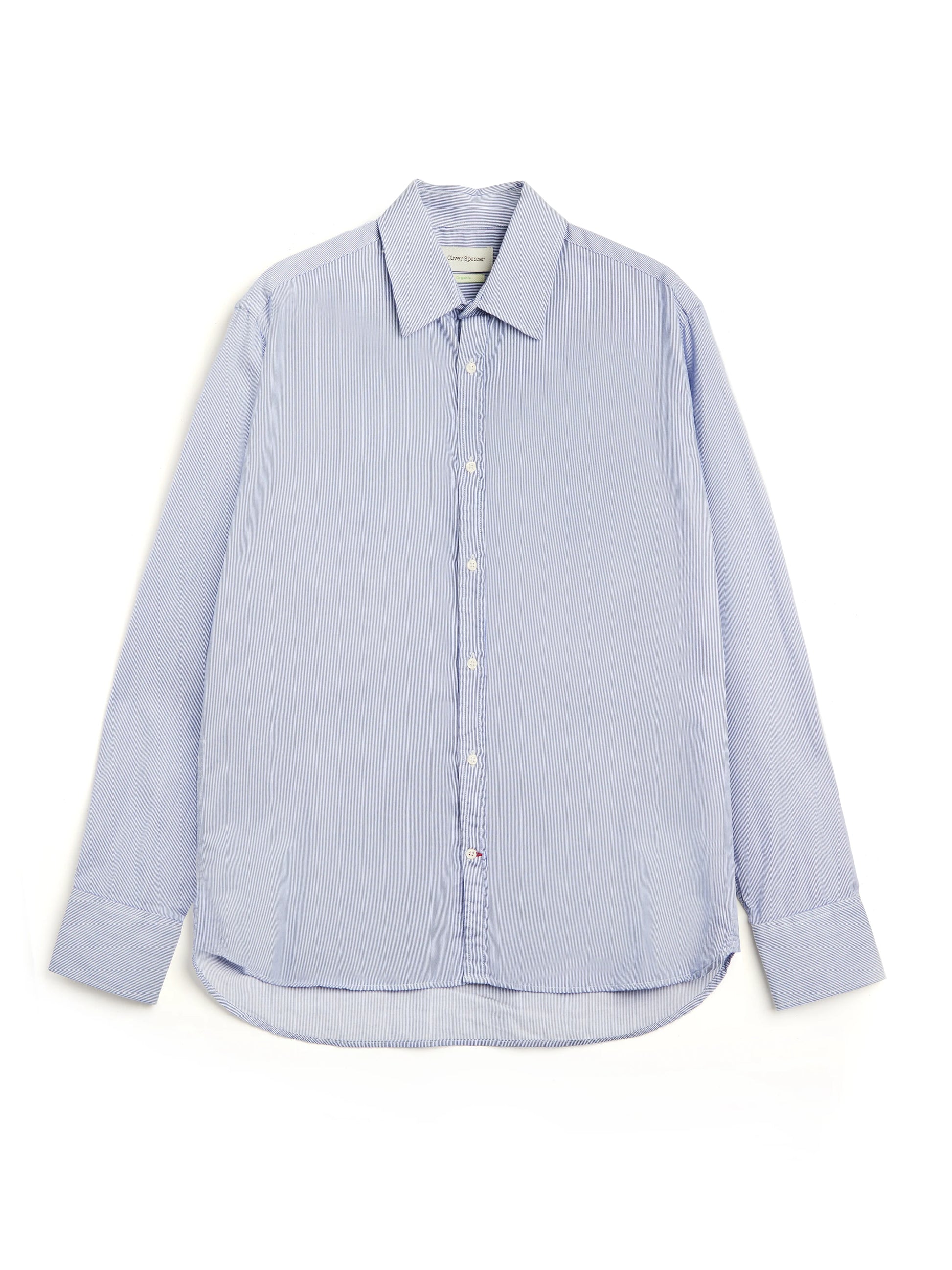 Oliver Spencer Conduit Classic Shirt Collins White/Blue
