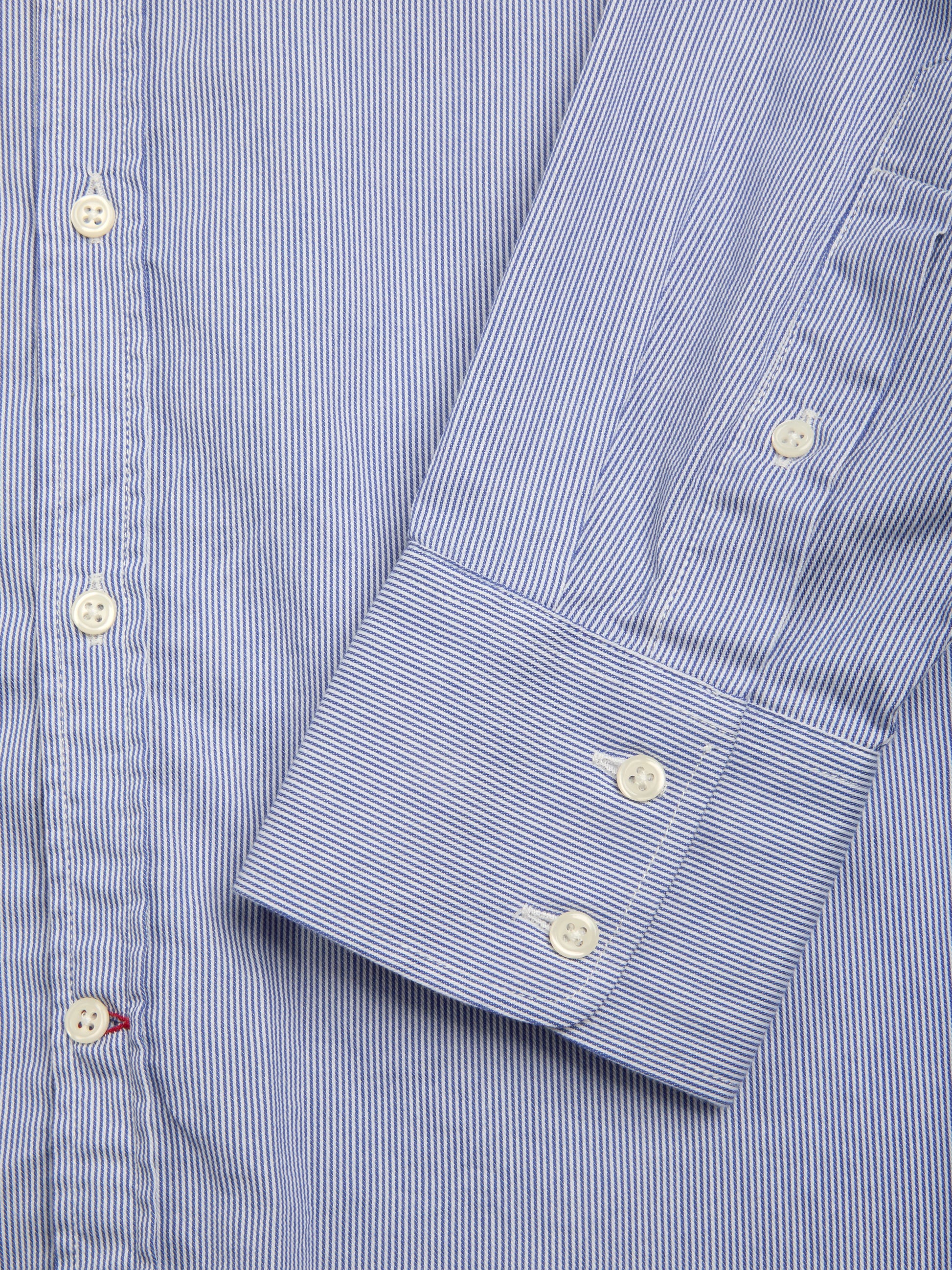 Oliver Spencer Conduit Classic Shirt Collins White/Blue