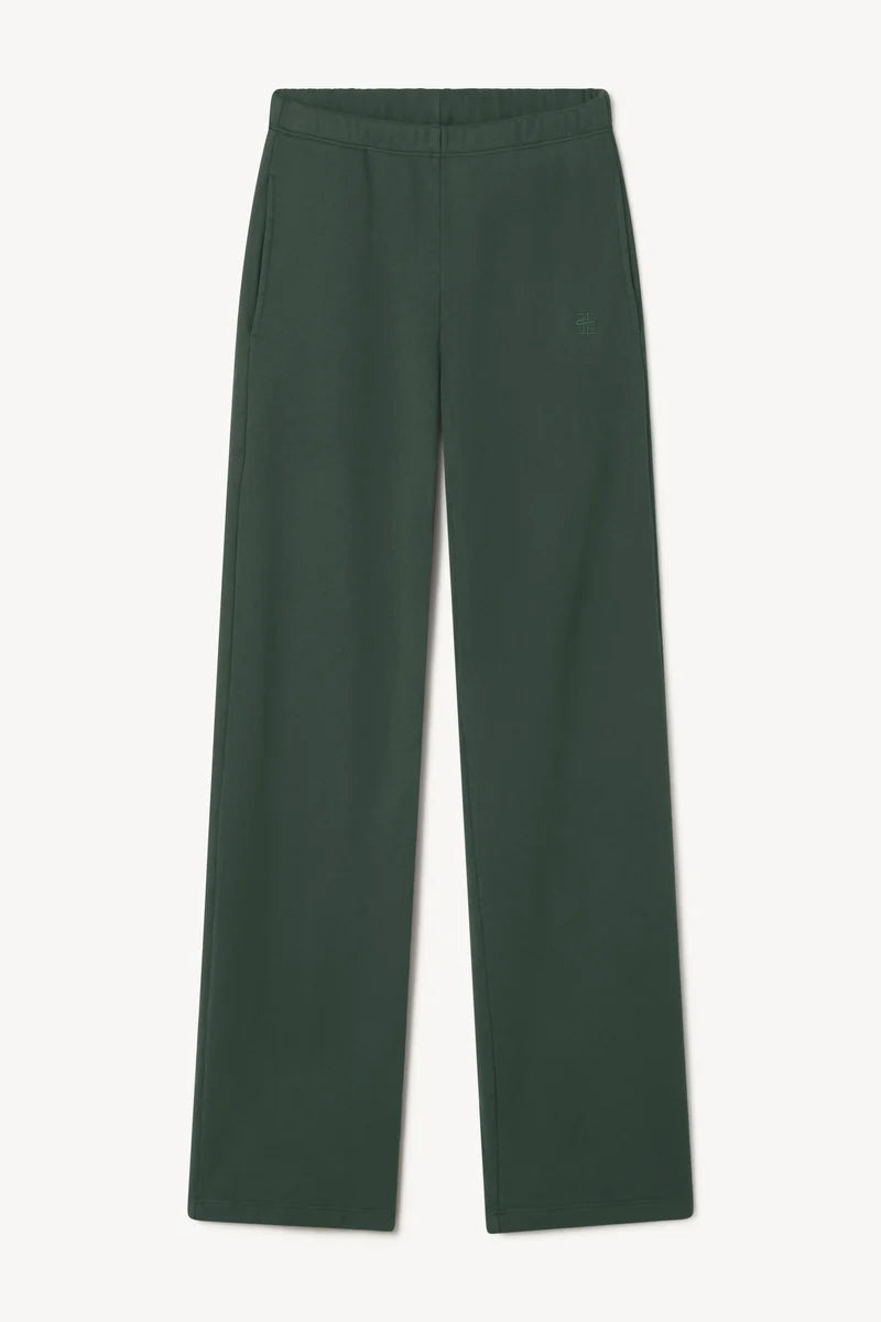 ÉTERNE Oversized Wide Leg Sweatpant - Forest