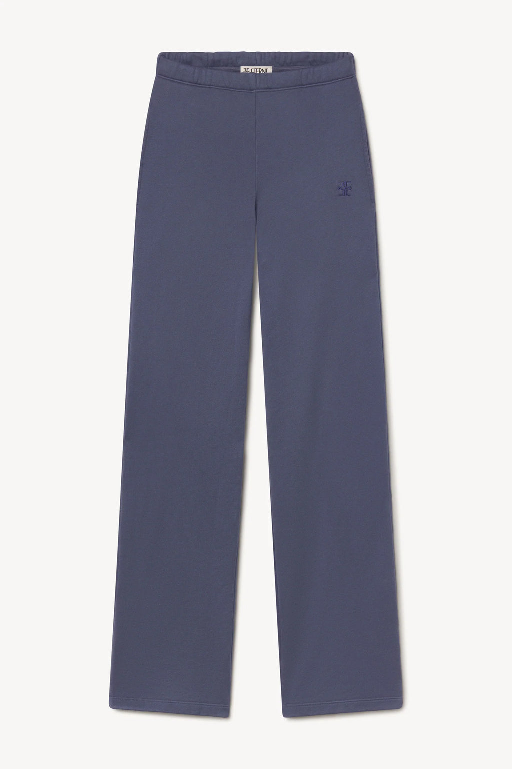 ÉTERNE Oversized Wide Leg Sweatpant Washed Navy