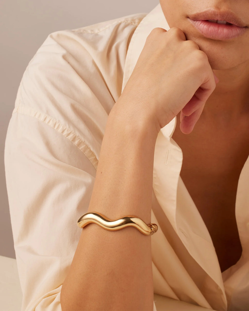 Jenny Bird Ola Bangle - Gold