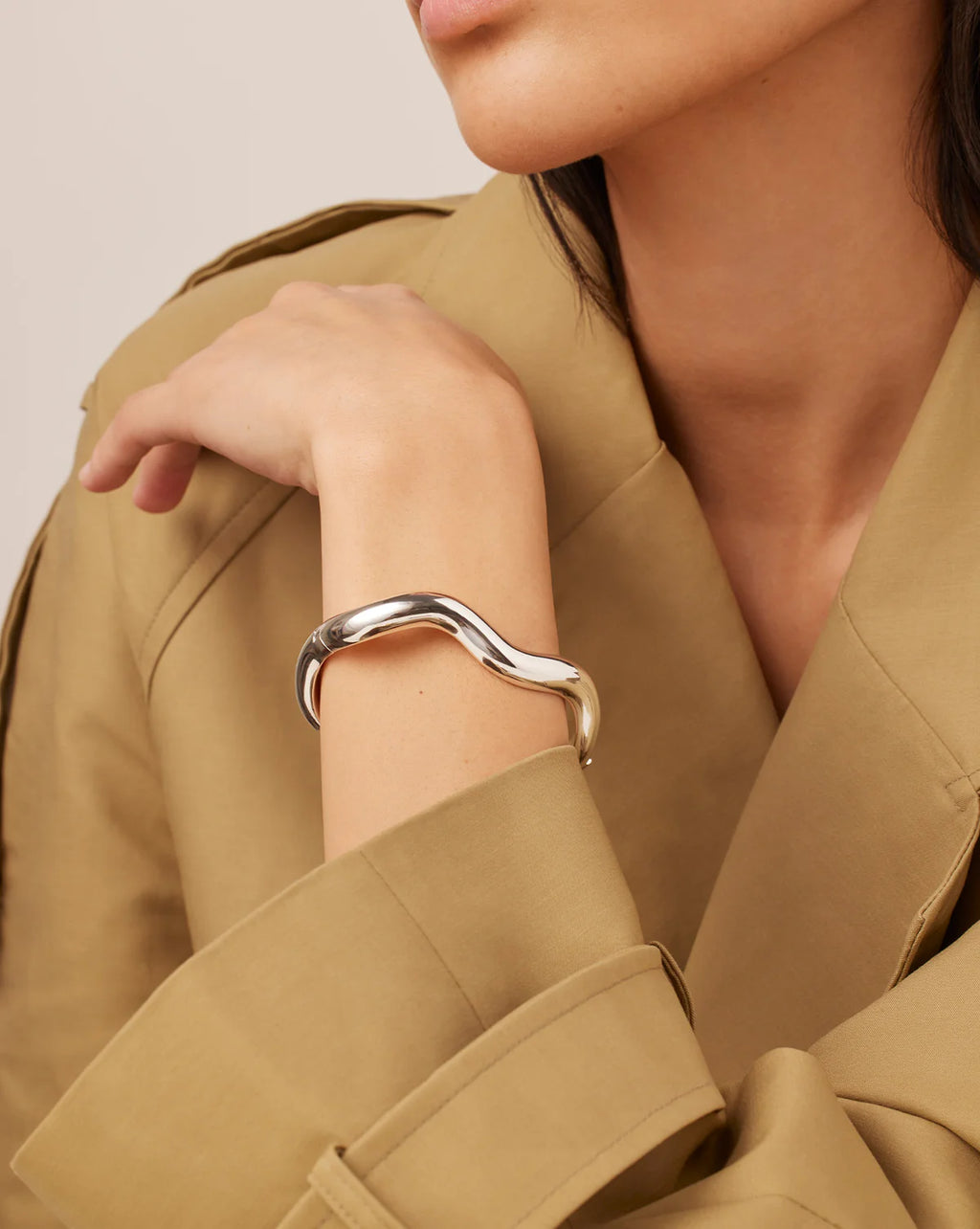 Jenny Bird Ola Bangle - Silver