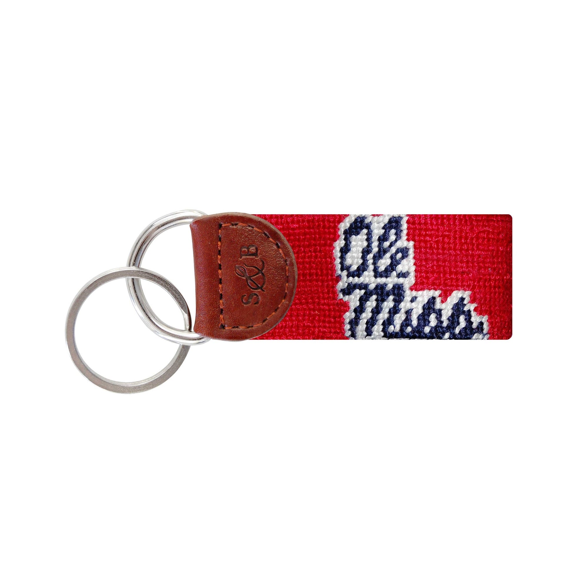 Smathers & Branson Mississippi Key Fob - Red