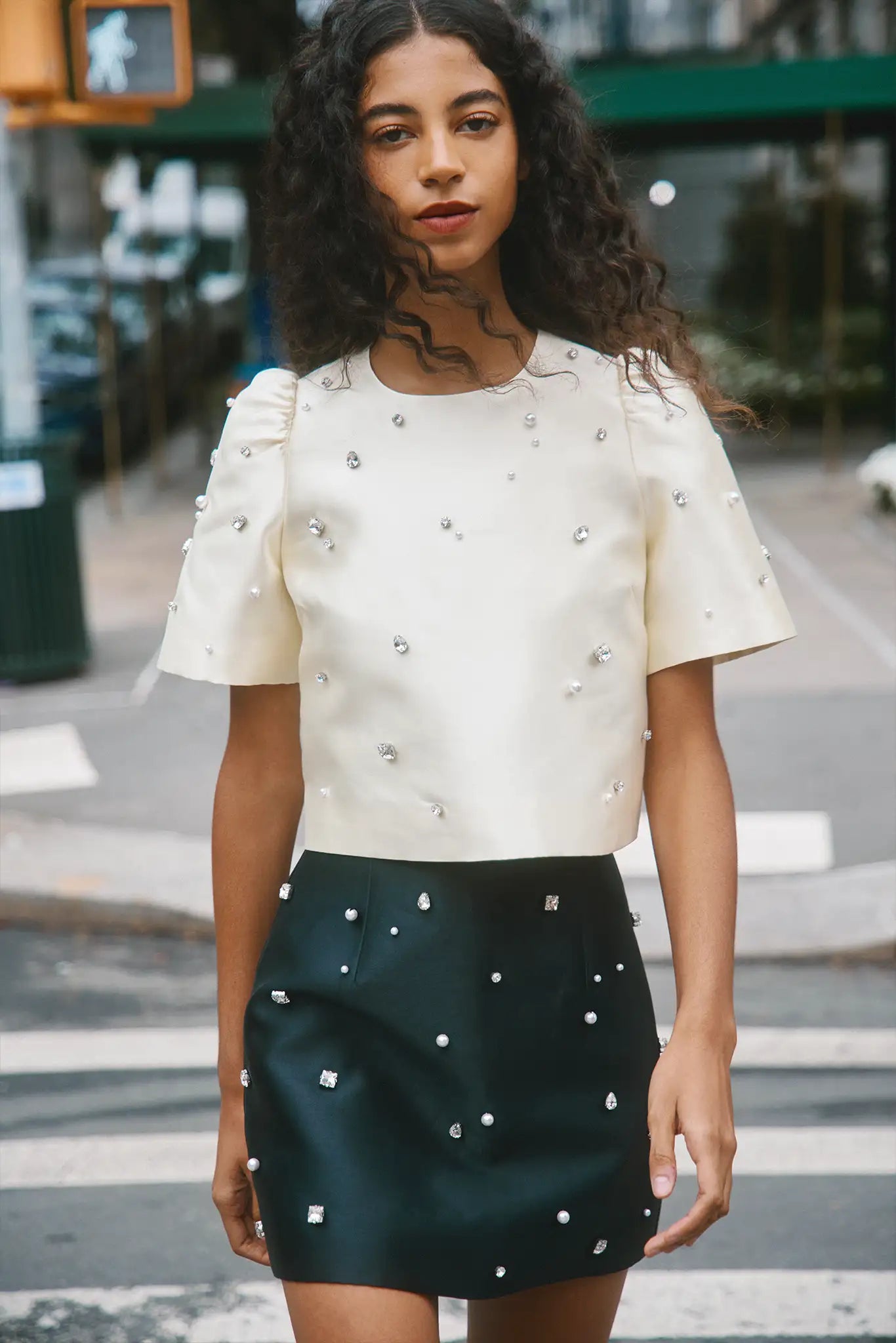 Hunter Bell Olivia Top - Ivory