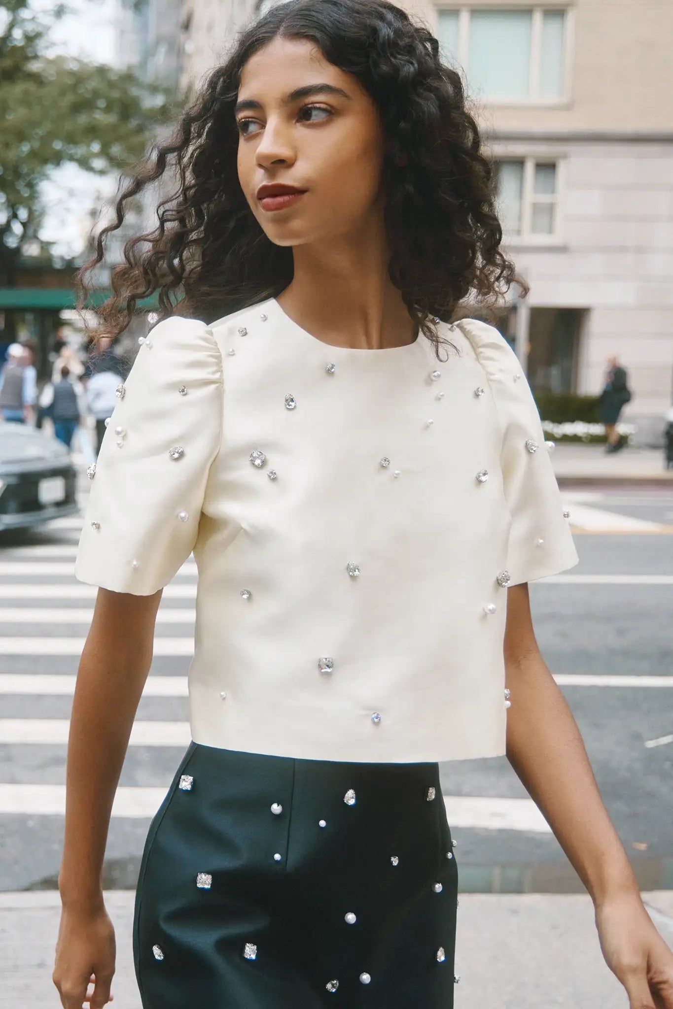 Hunter Bell Olivia Top - Ivory