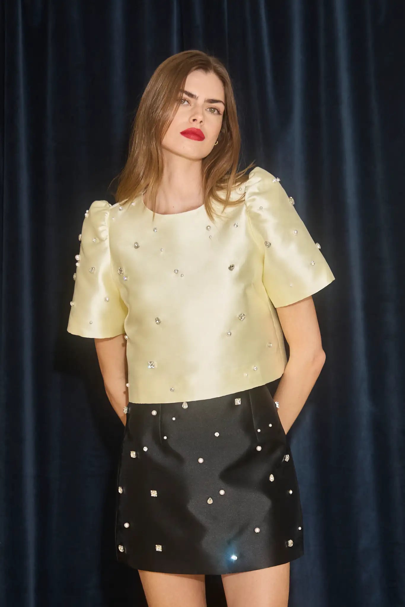 Hunter Bell Olivia Top - Ivory