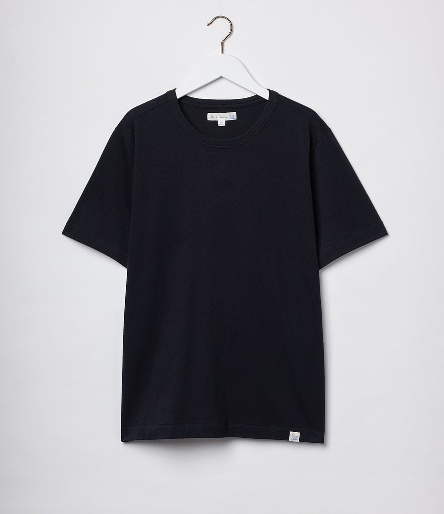 Merz b. Schwanen T-shirt - Organic Pima Cotton - Deep Black