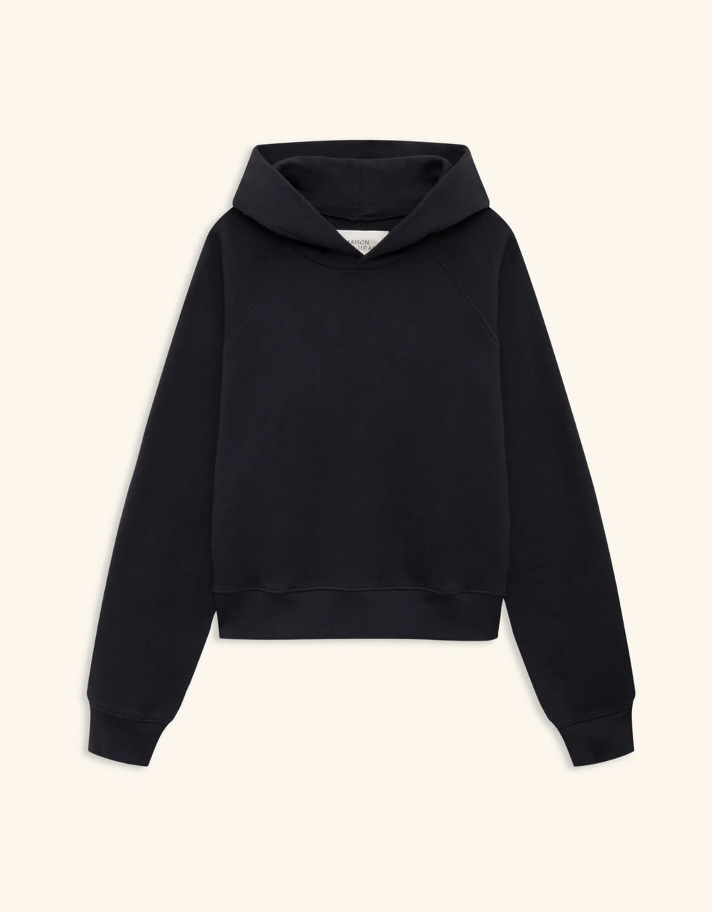 Maison Wheat Princeton Hoodie - Washed Black